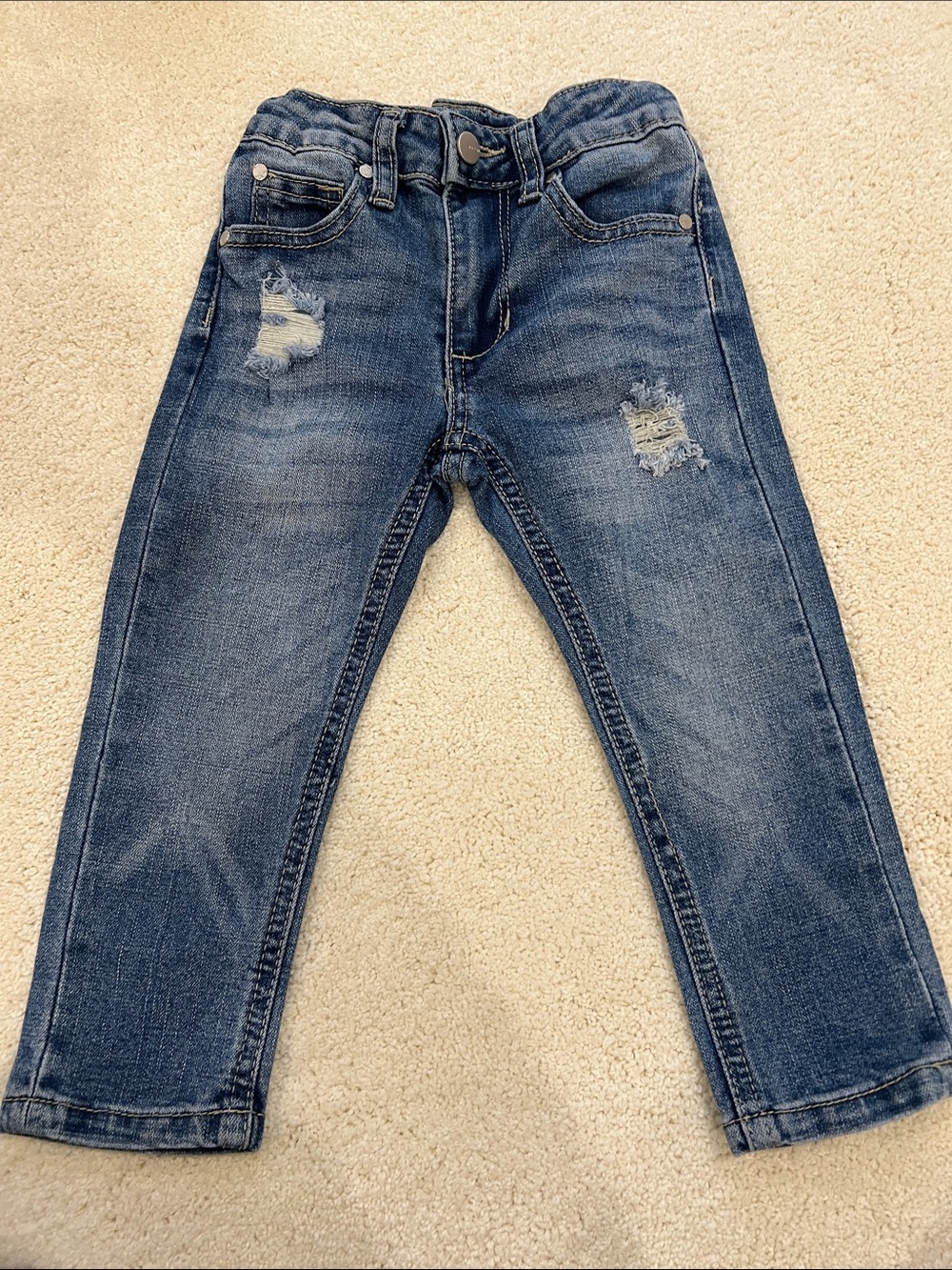 NWOT Boys Distressed Blue Jeans - Classic Denim Pant